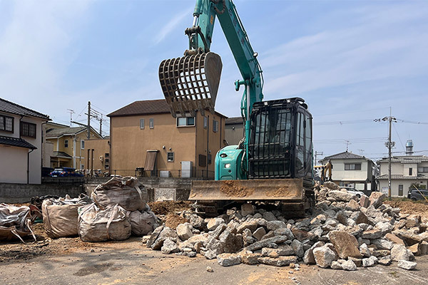 地中埋設物撤去